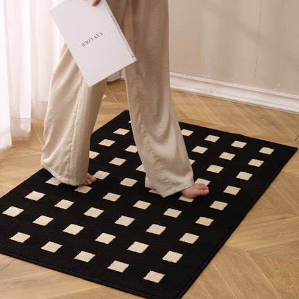 Indoor Doormat Dirt Resistant Floor Mats Entryway Rug Low Profile Door Mat Absorbent Scrape Sand Front Door Mat for Home