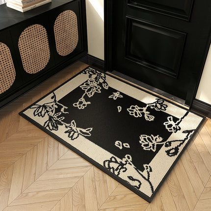 Indoor Outdoor Doormat Machine Washable Door Mat Absorbent Floor Mats Low Profile Dirt Resistant Entryway Rug for Entryway, Kitchen