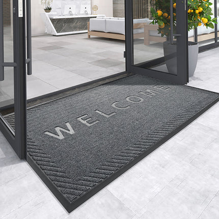 Welcome mats outdoor, Rubber floor mat door mats for home - Floor mats polypropylene welcome mat for front door non-slip entryway rug