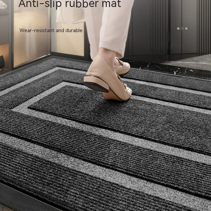 Front Door Mat for Outdoor Entrance Rug Dusting Rubber Mat - Dust Removal Floor Mats Non Slip Doormat with Rubber Bottom