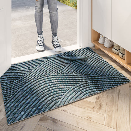 Door mats outdoors, non-slip floor mats absorbent dirt-resistant entrance rug, washable floor mats outdoor rug, entrance doormat