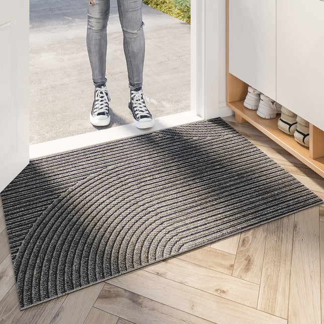 Door mats outdoors, non-slip floor mats absorbent dirt-resistant entrance rug, washable floor mats outdoor rug, entrance doormat