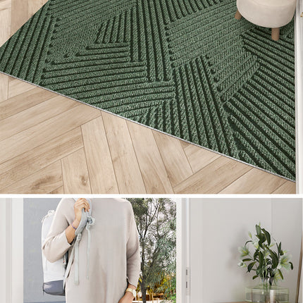 Door mats outdoors, non-slip floor mats absorbent dirt-resistant entrance rug, washable floor mats outdoor rug, entrance doormat