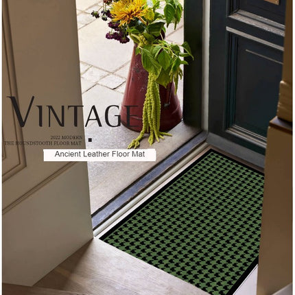 PVC Leather floor mats entry door mats waterproof indoor door mats for entryway non-slip doormat entryway rug