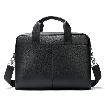 Men's Genuine Leather Briefcase Laptop Bag Travel Work Shoulder Bag Model A