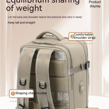 Travel Backpack Large Capacity Lightweight Multifunctional Luggage Backpack for Women