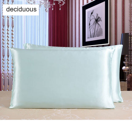 1Piece Pillow protectors Silk Satin pillowcase solid color reversible 100% mulberry silk pillowcase