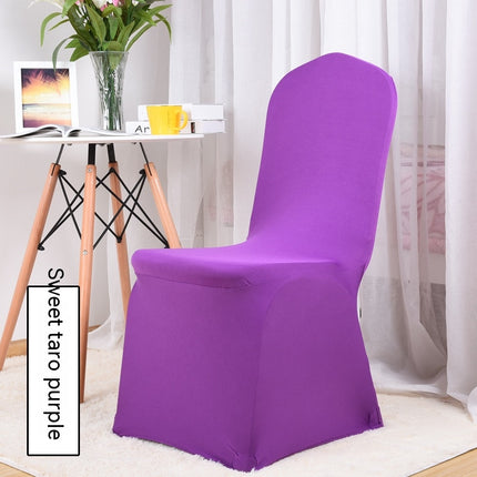 1 Pack Full wrap spandex chair covers, stretch dining chair covers for wedding, party, banquet and hotel decor chair covers-A