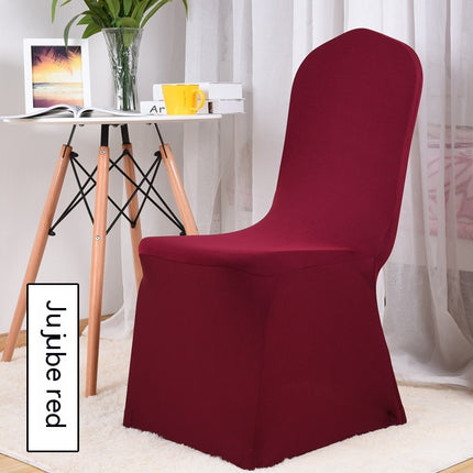 1 Pack Full wrap spandex chair covers, stretch dining chair covers for wedding, party, banquet and hotel decor chair covers-A