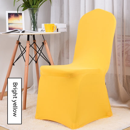 1 Pack Full wrap spandex chair covers, stretch dining chair covers for wedding, party, banquet and hotel decor chair covers-A