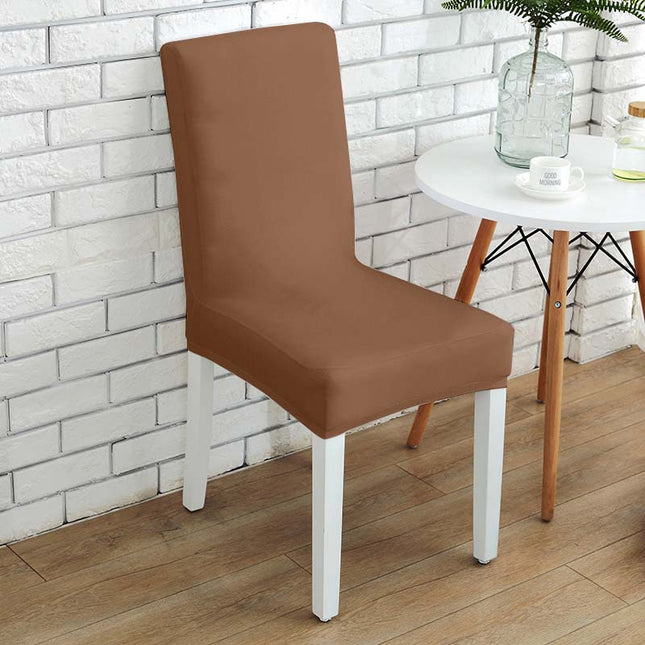 1 Pack solid color dining chair covers, stretch dining chair covers for home restaurant kitchen party hotel chair covers