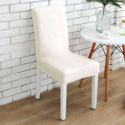 1 Pack solid color dining chair covers, stretch dining chair covers for home restaurant kitchen party hotel chair covers