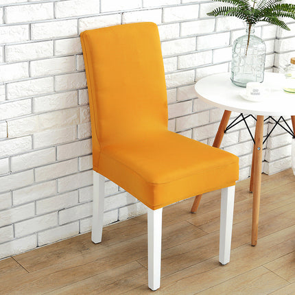 1 Pack solid color dining chair covers, stretch dining chair covers for home restaurant kitchen party hotel chair covers