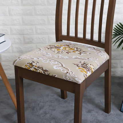 1 Pack Printed Stretch Seat Chair Top Cover, Home Hotel Removable Seat Chair Cushion Chair Top Cover