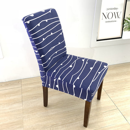 1 Pack Dining Room Chair Covers Kitchen Chair Covers , Removable & Washable, Elastic Sofa Chair Covers Sofa Cover (Printed Pattern)