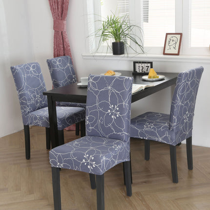 1 Pack Dining Room Chair Covers Kitchen Chair Covers , Removable & Washable, Elastic Sofa Chair Covers Sofa Cover (Printed Pattern)