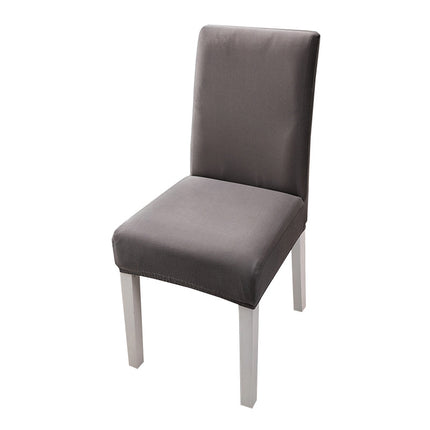 1 Pack Solid color dining chair cover, kitchen chair cover, high back polyester spandex elastic washable and removable