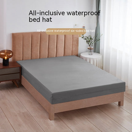 Dustproof and Waterproof Bed Sheet Pure Color Deep Pocket Bed Sheet All Inclusive Bedspread Sheet Anti-slip Mattress Protectors