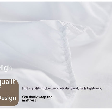 Dust Proof And Waterproof Sheet Four Corners Elastic Non-Slip Sheet Deep Pocket Sheet All-Inclusive Bedspread Sheet Mattress Protectors-A