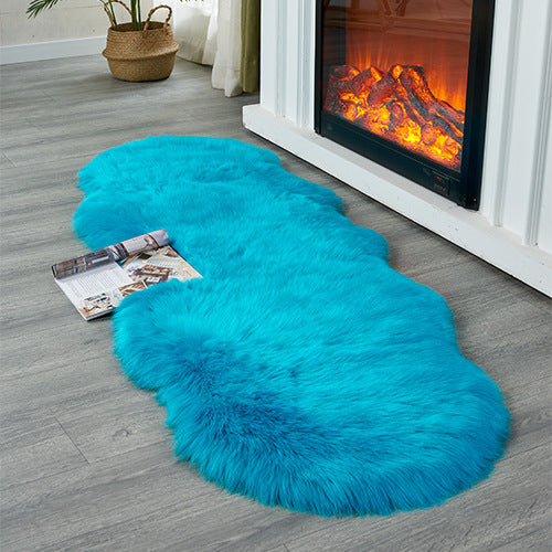 Ultra Soft Faux Sheepskin Fur Rug  Fluffy Area Rugs Chair Couch Cover Fuzzy Rug for Bedroom Bedside Floor Sofa Living Room