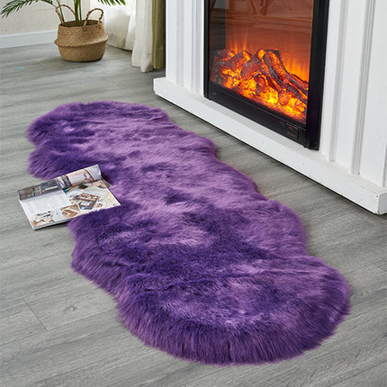 Ultra Soft Faux Sheepskin Fur Rug  Fluffy Area Rugs Chair Couch Cover Fuzzy Rug for Bedroom Bedside Floor Sofa Living Room