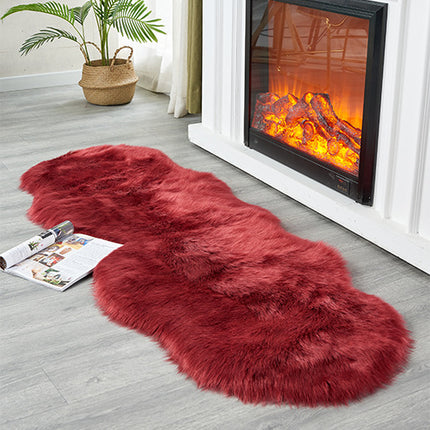 Ultra Soft Faux Sheepskin Fur Rug  Fluffy Area Rugs Chair Couch Cover Fuzzy Rug for Bedroom Bedside Floor Sofa Living Room