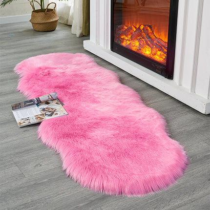 Ultra Soft Faux Sheepskin Fur Rug  Fluffy Area Rugs Chair Couch Cover Fuzzy Rug for Bedroom Bedside Floor Sofa Living Room