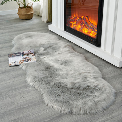 Ultra Soft Faux Sheepskin Fur Rug  Fluffy Area Rugs Chair Couch Cover Fuzzy Rug for Bedroom Bedside Floor Sofa Living Room