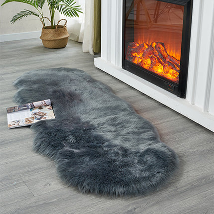 Ultra Soft Faux Sheepskin Fur Rug  Fluffy Area Rugs Chair Couch Cover Fuzzy Rug for Bedroom Bedside Floor Sofa Living Room