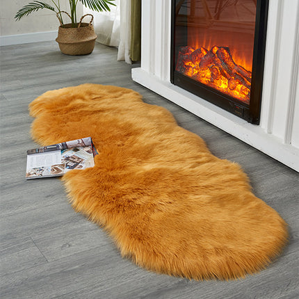 Ultra Soft Faux Sheepskin Fur Rug  Fluffy Area Rugs Chair Couch Cover Fuzzy Rug for Bedroom Bedside Floor Sofa Living Room