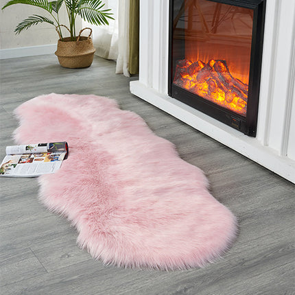 Ultra Soft Faux Sheepskin Fur Rug  Fluffy Area Rugs Chair Couch Cover Fuzzy Rug for Bedroom Bedside Floor Sofa Living Room