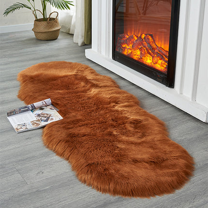 Ultra Soft Faux Sheepskin Fur Rug  Fluffy Area Rugs Chair Couch Cover Fuzzy Rug for Bedroom Bedside Floor Sofa Living Room