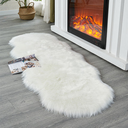 Ultra Soft Faux Sheepskin Fur Rug  Fluffy Area Rugs Chair Couch Cover Fuzzy Rug for Bedroom Bedside Floor Sofa Living Room