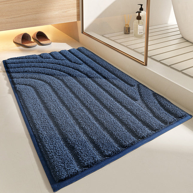 Bathroom mat, non-slip bathroom mats, absorbent, machine washable bathroom rugs for bathroom, soft microfiber bath mat