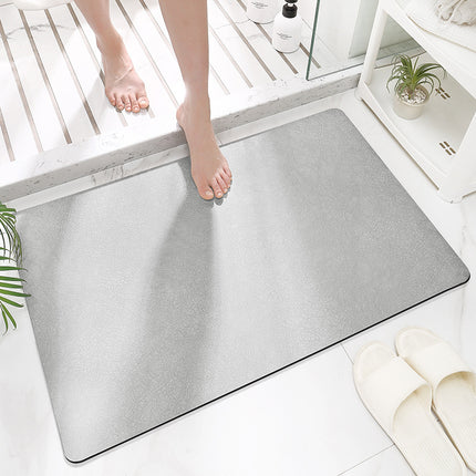 Bathroom Rugs - Rubberized non-slip thin bathroom mats that fit under doors - Washable floor mats - Shower rug in front of tubs, sinks