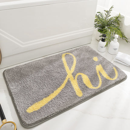 Bath Mat Rug, Super Absorbent Floor Mat, Non-Slip Bathroom Doorway Rug, Soft and Comfortable, Shower Rug with Rubber Backing