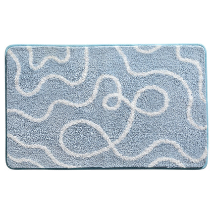 Non-slip Plush Bathroom Rug Bathroom Mats Super absorbent, soft shower, suitable for living room, kitchen, bedroom