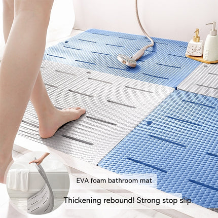 Non-Slip Bathtub Mat - Foam Bathtub Mat with Granules Non-Slip Shower Mat, Foam Patchwork Indoor and Outdoor Shower Floor Mats