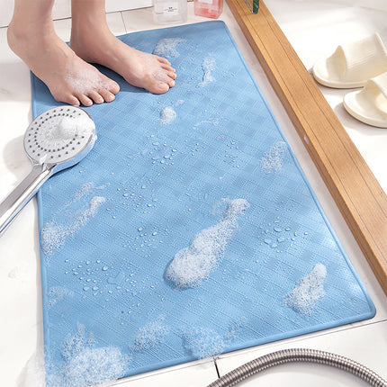 Bathtub and Shower Mat, Non-Slip Safety Floor Mat, Powerful Bathtub Mats with Suction Cup, Checkered Non-Slip Surface