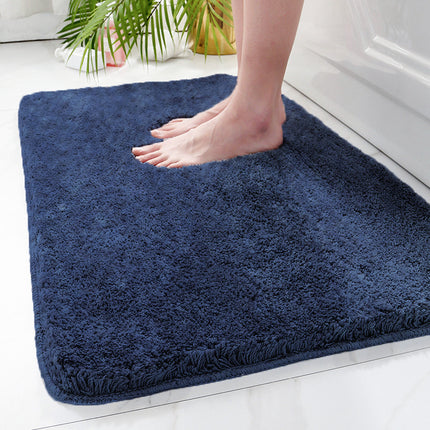 Thick Plush Bathroom mats, Absorbent TPR Backing Non slip bath rugs soft fluffy mats - Microfiber bath mats for Bathroom decor