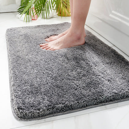 Thick Plush Bathroom mats, Absorbent TPR Backing Non slip bath rugs soft fluffy mats - Microfiber bath mats for Bathroom decor