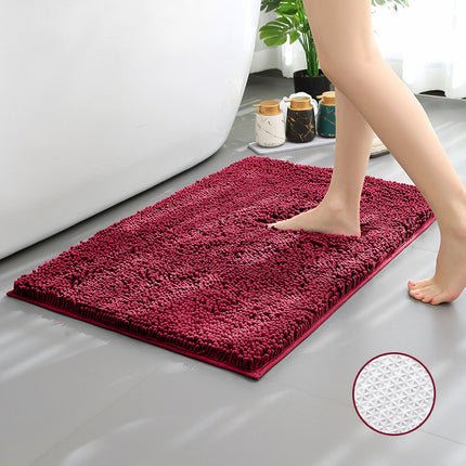 Chenille Bath Rug Shower Mat - Absorbent Microfiber Rugs Mats for Bathroom Floors and Tubs