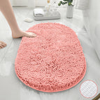 Chenille Coral Powder TPR Bottom - Oval