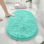 Chenille Lake Green TPR Bottom - Oval