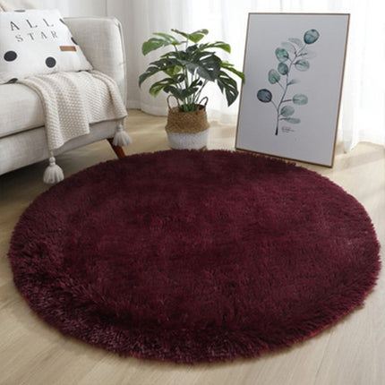 Soft and fluffy round rugs, cozy shaggy round rugs for children's room, living room, bedroom and home perfect decoration