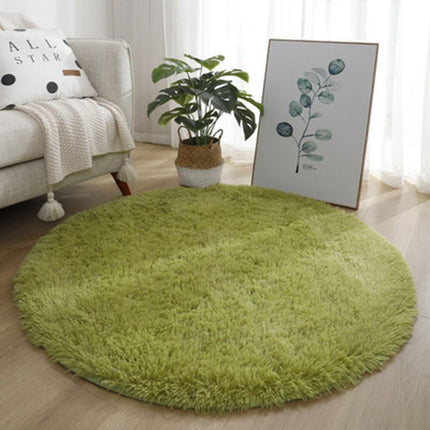 Soft and fluffy round rugs, cozy shaggy round rugs for children's room, living room, bedroom and home perfect decoration