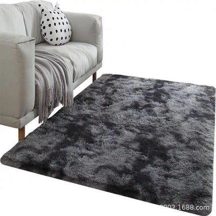 Ultra Soft Fluffy Area Rugs for Bedroom , Shaggy Bedroom Carpet, Living Room Shag Furry Floor Rugs, Non-Slip Tie-Dyed Floor Carpet