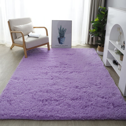 Super Soft Shaggy Carpet Fluffy Rug, Tie-Dye Area Rugs for Living Room Girls Kids Room Nursery Home Decor,Non-Slip Machine Washable Carpet