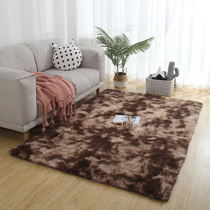 Plush Tie-Dye Shaggy Carpet, Area Rugs for Living Room, Non-Slip Super Comfortable Fluffy Floor Rugs Indoor Home Decorations