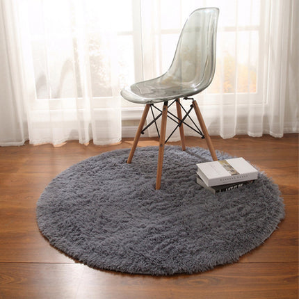 Rugs for Bedroom  Fluffy Round Rug Shag Fuzzy Plush Circle Throw Rug for Nursery Bedroom Home Decor